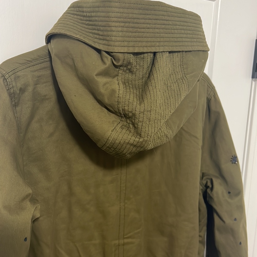 Abercrombie Embellished Twill Parka - Picture 7 of 8